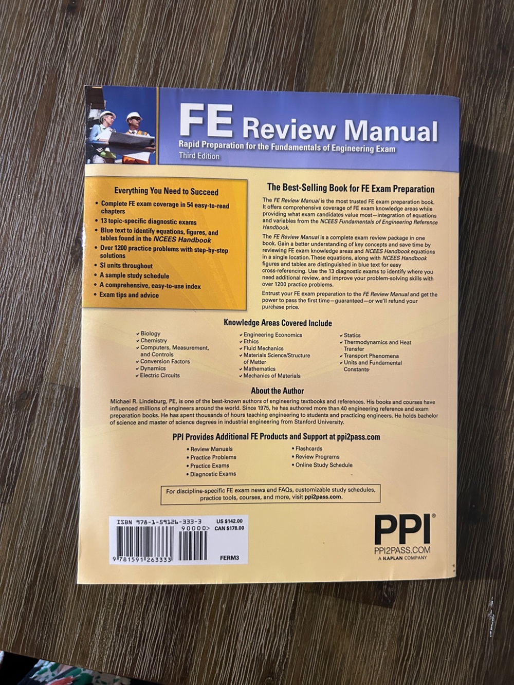 FE Review Manual for Engineering